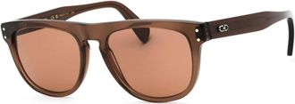 Ferragamo Brown Square Mens Sunglasses SF1111SCP 232 55