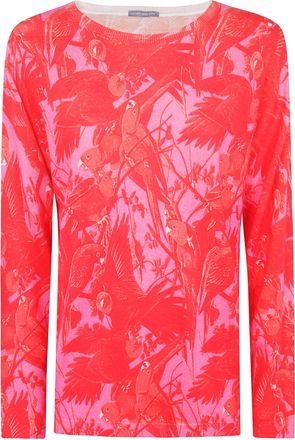 In Bed With You Sweater Floral Print Red Flower
