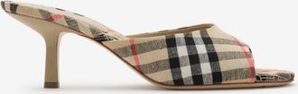 Burberry Check Mews Low Sandals