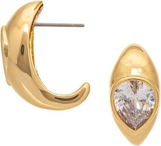 Rivka Friedman 18K Cz Statement Earrings