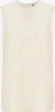 Toteme &Auml;rmelloses Top aus Viskose und Leinen