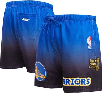 Pro Standard Mens Pro Standard Royal/Black Golden State Warriors Ombre Mesh Shorts in Purple at Nordstrom, Size X-Large