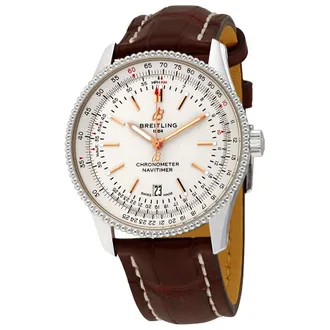 Breitling Pre-owned Breitling Navitimer Automatic Silver Dial Mens Watch A17326211G1P2