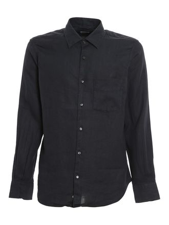 Aspesi Linen shirt with patch pocket