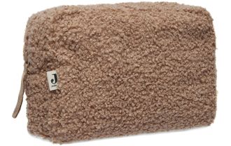 Jollein Kulturbeutel JOLLEIN Boucle, Damen, Gr. B/H/T: 21cm x 14cm x 9cm, braun, Taschen Kulturbeutel