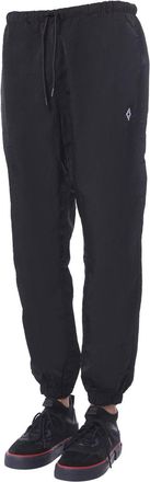 Marcelo Burlon Elasticated Waistband Joggers - Black