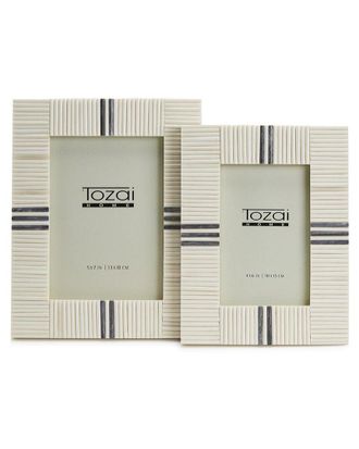 Two's Company Set Of 2 Stacks Photo Frames