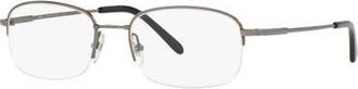 Sferoflex 52mm Rectangle optical glasses in Grey at Nordstrom