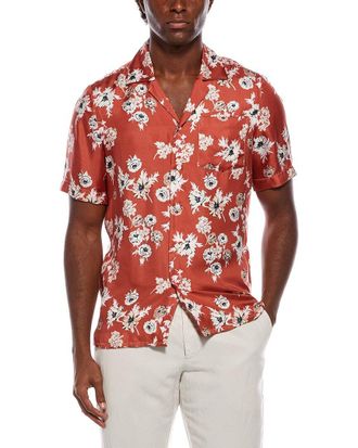 Isaia Silk Sport Shirt
