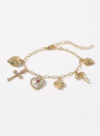 Simons Womens Feminine charm bracelet