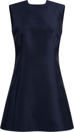 Balenciaga Navy Blue Solid Mini Dress