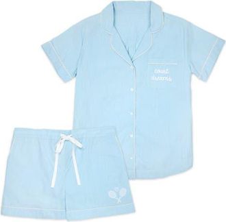Ame & Lulu Short Pajama Set in Court Dreams at Nordstrom, Size X-Small