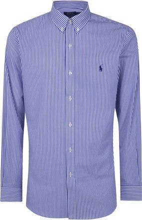 Polo Ralph Lauren Heren, Overhemden, Blauw, Maat: M