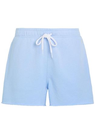 Polo Ralph Lauren Logo-embroidered Cotton-blend Shorts - Light Blue - XL (UK16 / XL)