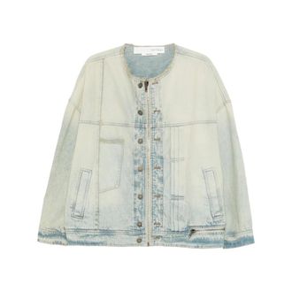 Isabel Benenato Denim Jackets, male, Blue, Size: M Denim Jacket