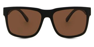 Arise Collective Square Full Rim Plastic Mens Sunglasses Black Size 54 - Free Lenses - Arise Collective