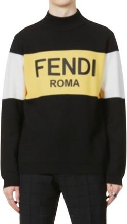 Fendi Long Sleeved Wool Top Size M