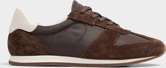 Vagabond Womens Yasmin chocolate suede sneakers
