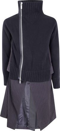 sacai Knit Coat Dress