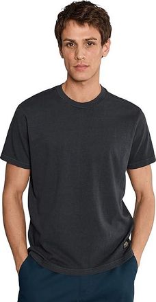 Rvca Midweight Label Short Sleeve Mens T Shirt Black : 2XL, Cotton