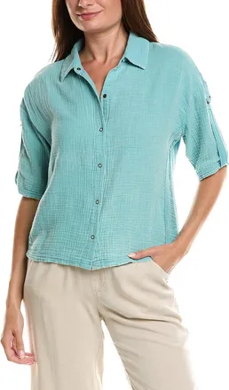 Xcvi Xcvi Kaleo Snap-Up Blouse