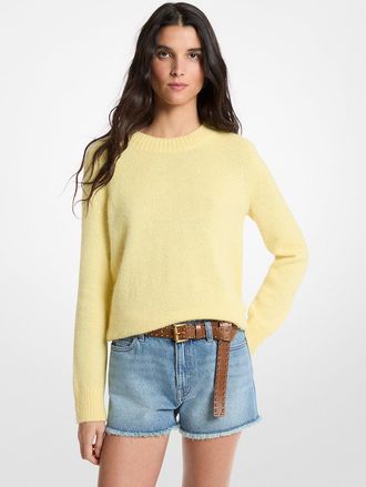 Michael Kors Nylon and Alpaca Blend Sweater