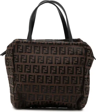 Fendi Pre-owned Fendi Mini Zucchino Canvas Handbag Ladies 0VDM8Y5B411CRWIH