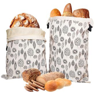 OEM Bolsa Sostenible Para Almacenar Pan, Material De Algod&oacute;n