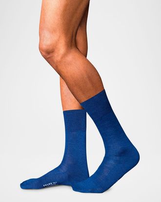 Falke Mens No. 6 Merino-Silk Dress Socks