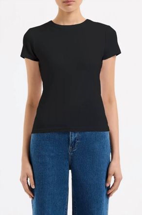 Nude Lucy Organic Baby Tee In Black