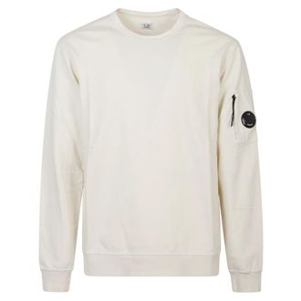 C.P. Company Sweatshirts, male, White, Size: M CP Company Sweaters