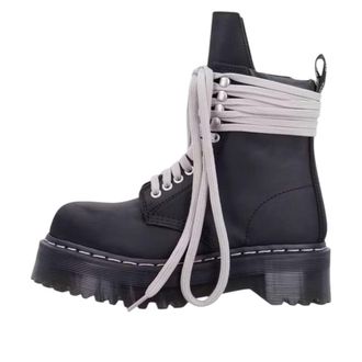 Dr. Martens (WMNS) Dr. Martens 1460 DRKSHDW Quad Sole Steel Toe Boot Rick Owens Black DW02E6813-9001-09