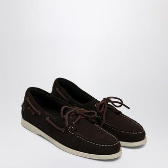 Sebago Portland Flesh Out Loafer Brown In Suede