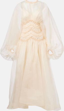 Zimmermann Abito lungo Illuminate in organza di seta