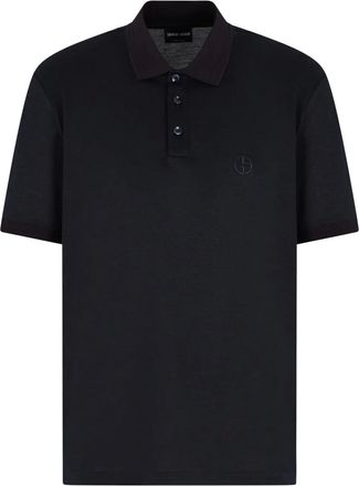 Giorgio Armani Polo con logo - Blu