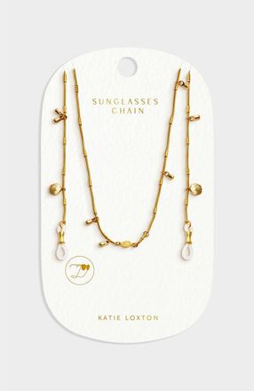 Katie Loxton Cochellia Sunglasses Chain in Gold Coated at Nordstrom