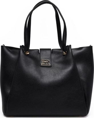 Ermanno Scervino Structured Textured Polyurethane Vally Shoulder Bag