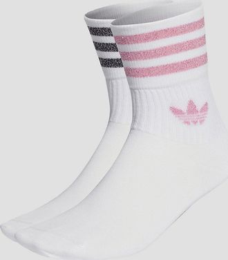 adidas Originals Glitter Crew Calze bianco