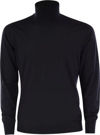 Fedeli Maglione a collo alto - Blu