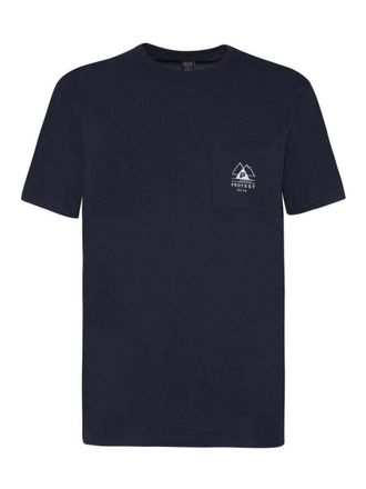 Protest T-Shirt PROTEST T-Shirt ISIAH, Herren, Gr. XL, blau (ground blau), Obermaterial: 100% Baumwolle CO., Shirts T-Shirt