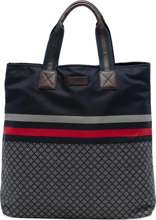 Gucci Borsa tote Diamante Web Nylon 2016-2025 - Blu