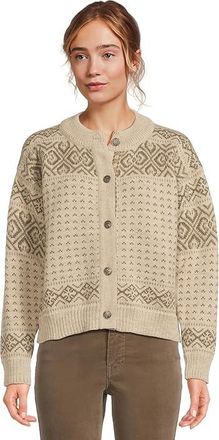 Dale of Norway Hannah Cardigan Womens Sweater Vanillasugar/Nutmeg/Birch : LG (Womens 12-14), Wool