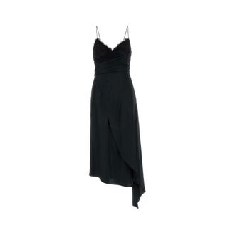 Moschino Party Dresses, female, Black, Size: M Satin Dress