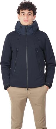 People of Shibuya Sportieve Gewatteerde Jas Groen Technische Stof - Heren - Winterjassen - Blauw - 3XL - Leer - Jassen