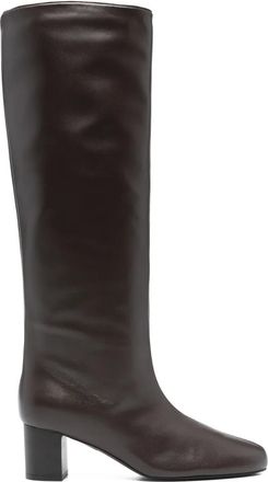 Toteme Stivali al ginocchio Downtown 50mm - Marrone