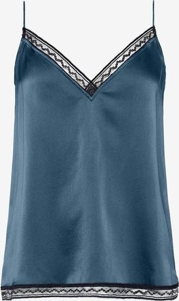 Eres Seidensatin-Tr&auml;gertop mit Spitze Instant