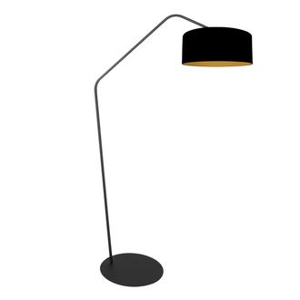 Anne Lighting L&aacute;mpara De Pie - Zigzag - Negro - Metal - L&aacute;mpara - Anne Lighting
