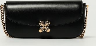 Alexander McQueen Borsa Skull Flower McQueen in pelle palmellata