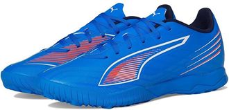 Puma Ultra 6 Play Turf Trainer Soccer Cleats Mens Soccer Shoes Ultra Blue/White/Glowing Red : 10.5 D - Medium, Synthetic