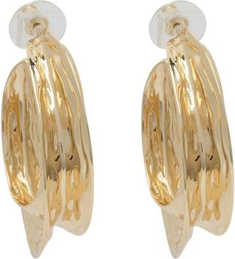 Self Portrait Hoop Earrings Jewels Oro-Donna